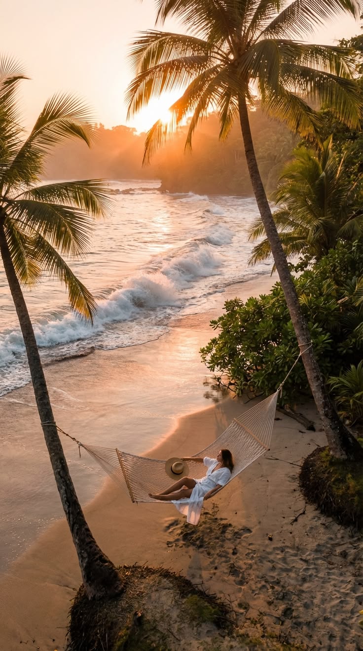 Palm-lined Mirissa beach