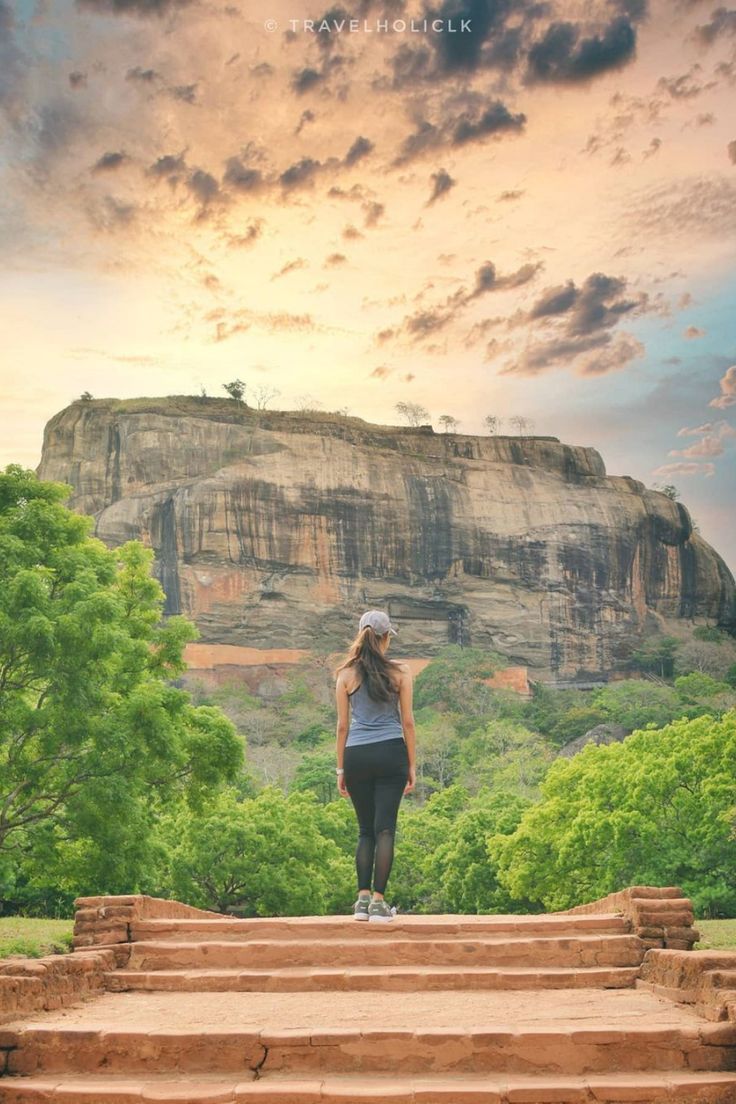 Sigiriya rock fortress landscape