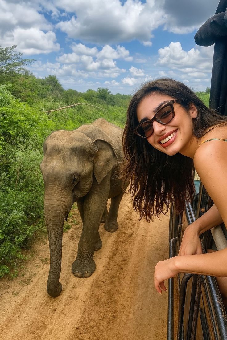 Safari jeep in Yala
